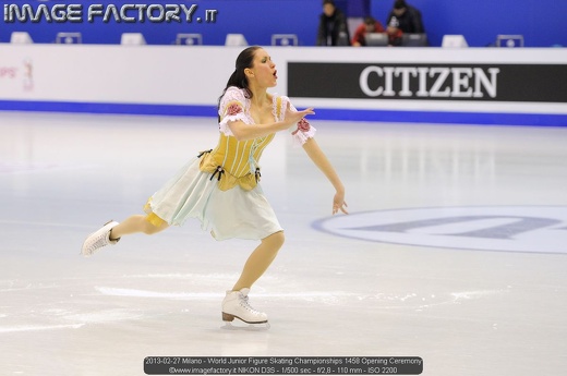 2013-02-27 Milano - World Junior Figure Skating Championships 1458 Opening Ceremony